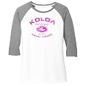 Koloa Graphic Logo Ladies Raglan Baseball Shirts.
