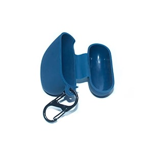 pouch for baot airdope 113 protective soft silicone case cover with hook cover only this cover is not sold or created by boat navy-blue