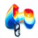 Pouch for bAot Airdope 113 Protective Soft Silicone Case Cover with Hook (Cover Only) (This Cover is Not Sold Or Created by Boat) (Rainbow)
