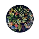 KOLOROBIA Decorative Wall Plate|Stand &amp; Metal Hook| Vibrant Bliss Blue |Hanging Wall Plate| 10inch |Gift Box Packaging |Ceramic Wall Plate for Wall Décor I Home Décor I Living Room I Office