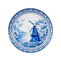 KOLOROBIA Decorative Wall Plate|Stand &amp; Metal Hook|Pottery Inspired (Blue Tower)|Hanging Wall Plate| 7inch |Gift Box Packaging |Ceramic Wall Plate for Wall Décor I Home Décor I Living Room I Office