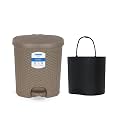 KOLORR Magnum 14L Dustbin with Inner (Grey)