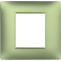 KOLORS 16 Module Forest Green Push Button Switch Plate, Polycarbonate, ON-OFF Operation