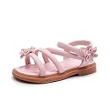 Komfyea Toddler Girls Little Kids Open/Closed Toe Sandals