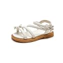 Komfyea Toddler Girls Little Kids Open/Closed Toe Sandals