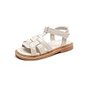 Komfyea Toddler Girls Little Kids Open/Closed Toe Sandals