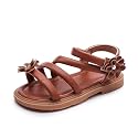 Komfyea Toddler Girls Little Kids Open/Closed Toe Sandals