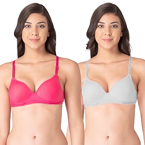 Komli - Heavily Padded Push-Up Bra -