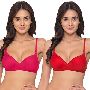 Komli - Heavily Padded Push-Up Bra -