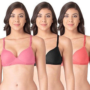 Komli - Heavily Padded Push-Up Bra -