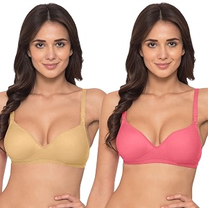 Komli - Heavily Padded Push-Up Bra -