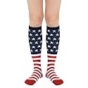 Komorebi Knee High Socks for Women Long High Stripes Socks