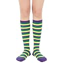 Komorebi Knee High Socks for Women Long High Stripes Socks