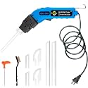 Komsepor Foam Cutter,Hot Knife Cutting Tool,Craft Shears,20-200W Air Cooled 6 Blades Multiple Power Levels,Wide Range of Applications