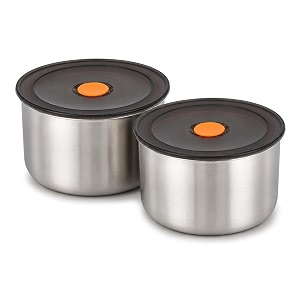 KOMUEE ELEGAR Round Stainless Steel Food Container