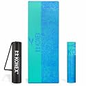 Konex 6mm Printed TPE Yoga Mat | Carry Bag | Blue Green
