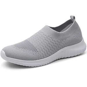 konhill Womens Slip On Sneakers Lightweight Knit