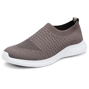 konhill Womens Slip On Sneakers Lightweight Knit