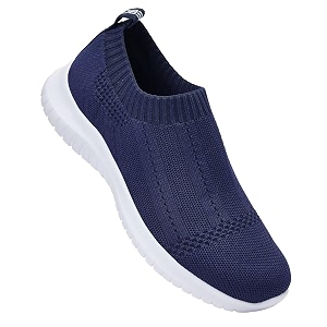 konhill Womens Slip On Sneakers Lightweight Knit