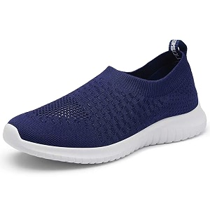 konhill Womens Slip On Sneakers Lightweight Knit