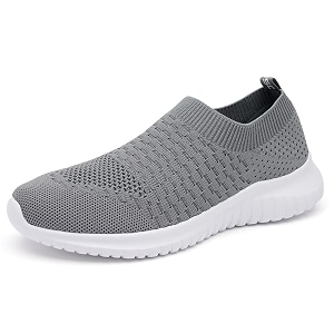 konhill Womens Slip On Sneakers Lightweight Knit