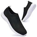 konhill Womens Slip On Sneakers Lightweight Knit Walking Shoes
