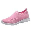 konhill Womens Slip On Sneakers Lightweight Knit Walking Shoes
