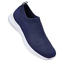 konhill Womens Slip On Sneakers Lightweight Knit Walking Shoes