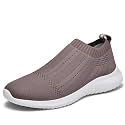 konhill Womens Slip On Sneakers Lightweight Knit Walking Shoes