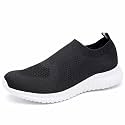 konhill Womens Slip On Sneakers Lightweight Knit Walking Shoes