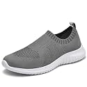 konhill Womens Slip On Sneakers Lightweight Knit Walking Shoes