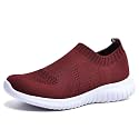konhill Womens Slip On Sneakers Lightweight Knit Walking Shoes