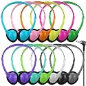 Konohan 12 Pack Headphones Bulk for Classroom Student, Vivid Color