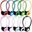 Konohan 30 Pack Headphones Bulk Classroom Headphones, Colorful, Fresh