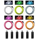 Konohan 6 Pack 16.4 ft El Wire Lights, Wearable LED Lights for Costume DIY