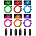 Konohan 6 Pack 3.28 ft El Wire Lights, Wearable LED Lights for Costume DIY