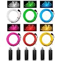 Konohan 6 Pack 6.56 ft El Wire Lights, Wearable LED Lights for Costume DIY