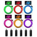Konohan 6 Pack 9.84 ft El Wire Lights, Wearable LED Lights for Costume DIY