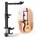 Konohan Desk Guitar Stand with Clamp, Adjustable Height Metal Mount