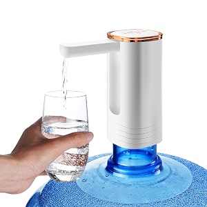konquer times automatic wireless water can dispenser pumpwith free switch pumping or 600ml quantitative pumping water technologymulti-coloured