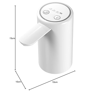 konquer times kts automatic wireless water can dispenser pump with free switch pumping type-c charging