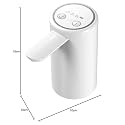 Konquer TimeS KTS Automatic Wireless Water Can Dispenser Pump, with Free Switch Pumping (Type-C Charging)