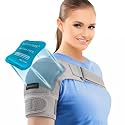 KONSEDIK Shoulder Brace Sling Immobilizer,Adjustable Compression Cuff - M