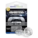 KontrolFreek FPS Freek Galaxy Crystal for PlayStation 4 (PS4) and PlayStation 5 (PS5) Controller | Performance Thumbsticks | 1 High-Rise, 1 Mid-Rise | Crystal