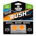 KontrolFreek Rush Performance Thumbsticks for Xbox One and Xbox Series X | Performance Thumbsticks | 2 Mid-Rise, Concave | Orange/White