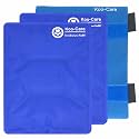 Koo-Care 2 Large Gel Ice Packs for Injuries Reusable Hot Cold Pack Wrap with Strap - Flexible Cold Compress for Shoulder Rotator Cuff, Hip, Knee Replacement Pain Relief Post-Surgery Recovery 11" x 14"