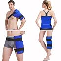 Koo-Care Extra Large Gel Ice Pack for Injuries Reusable Flexible Hot Cold Therapy Compress with Strap for Shoulder Rotator Cuff, Back, Hip, Shin - Knee Replacement Surgery Pain Relief XL 13" x 14.7"