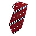 KOOELLE Men's American Flag Necktie Striped Patriotic Tie