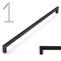 KOOFIZO 1 Pack 10 in Oil Rubbed Bronze Cabinet Pulls, Drawer Handles 1816