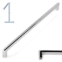KOOFIZO 1 Pack 12-3/5 in Polished Chrome Cabinet Pulls, Drawer Handles 1816